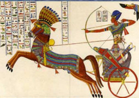 Ramesse II v bitve u Kadese